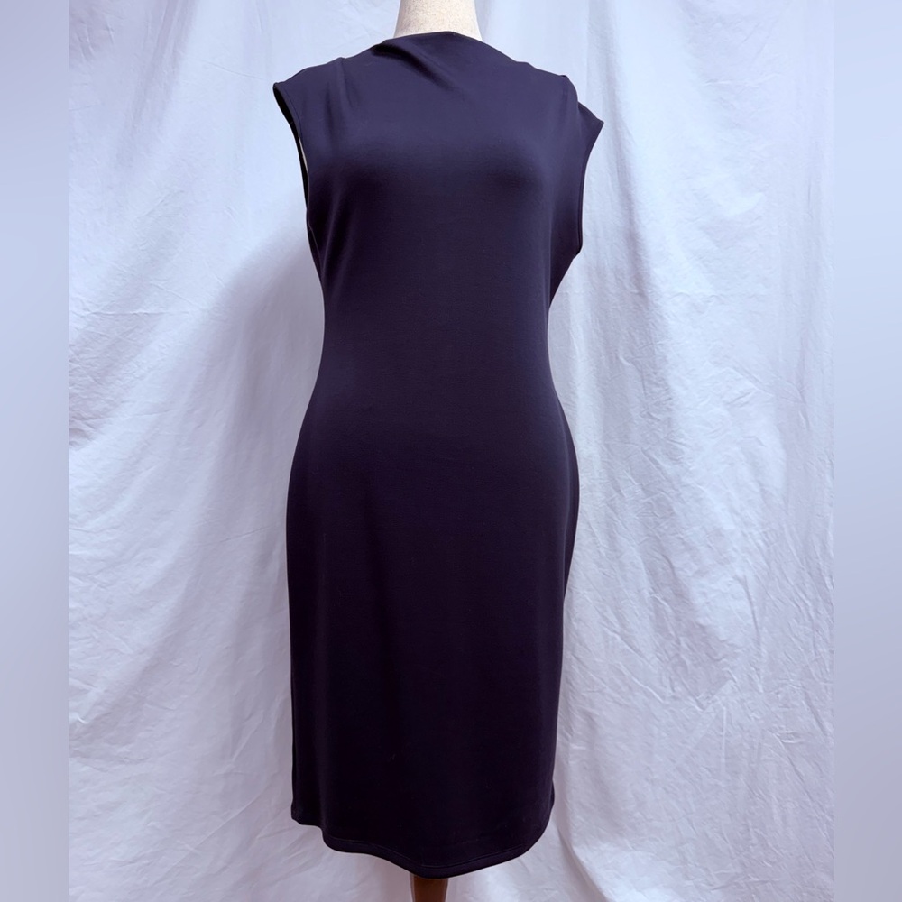 Banana Republic Factory Classic Navy Midi Dress